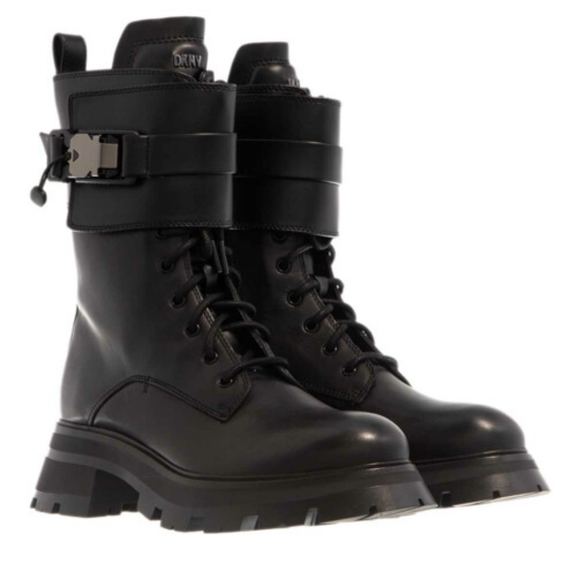 dkny sava combat boot